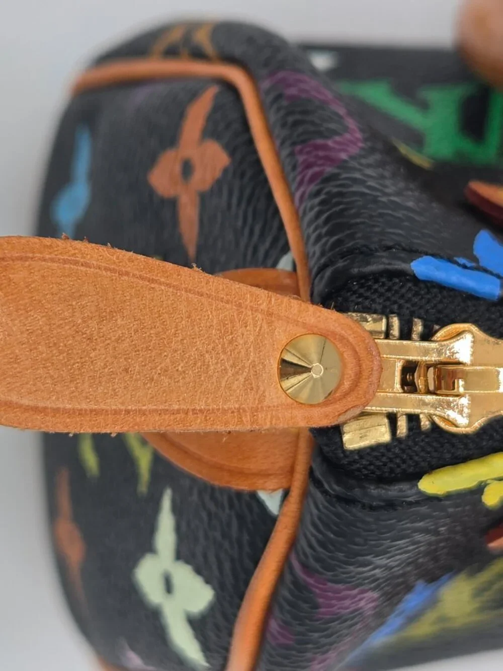 Louis Vuitton Monogram Multicolor Mini Sac HL Speedy – Black | Takashi Murakami